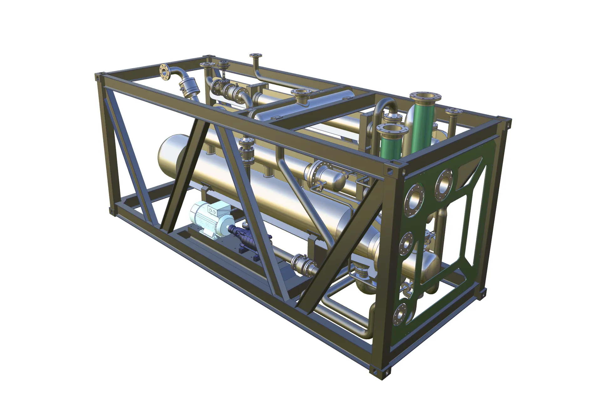 Industrial equipment 3D visualization interface